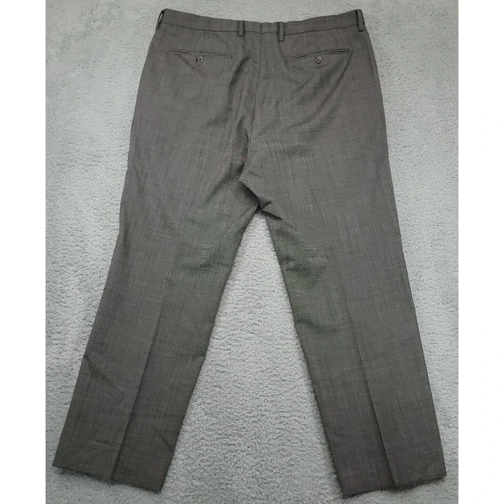 Banana Republic Tailored‎ Slim Suit Pants Mens 36x30 Grey Wool Blend EUC